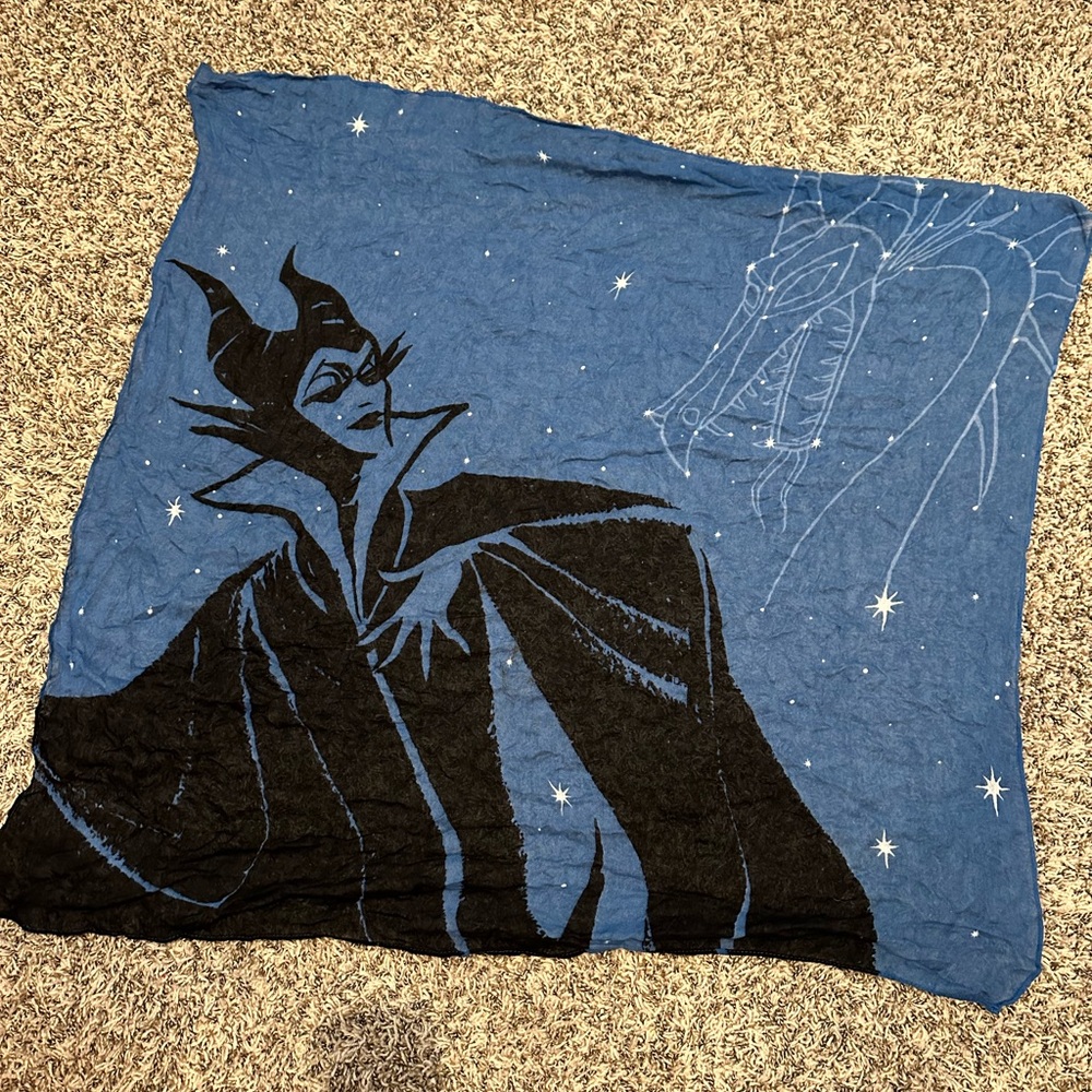 Disney Park Maleficent & Dragon Scarf